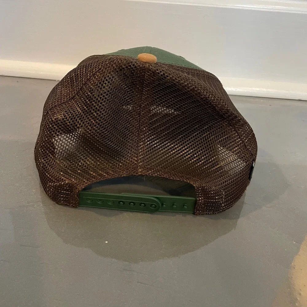 Philmont Youth Scout Ranch Trucker Hat Green Camel Brown Snapback NEW Cap Legacy
